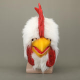 Over Head Mask Halloween Masquerade Fancy Dress Farm Animal Mask Chicken Adult - bfjcosplayer