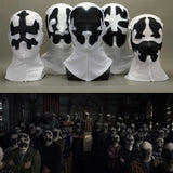 American TV Watchmen Cosplay Rorschach Walter Kovacs Masks Headgear Printing Full Face Mask Halloween Cosplay Accessories Props - bfjcosplayer