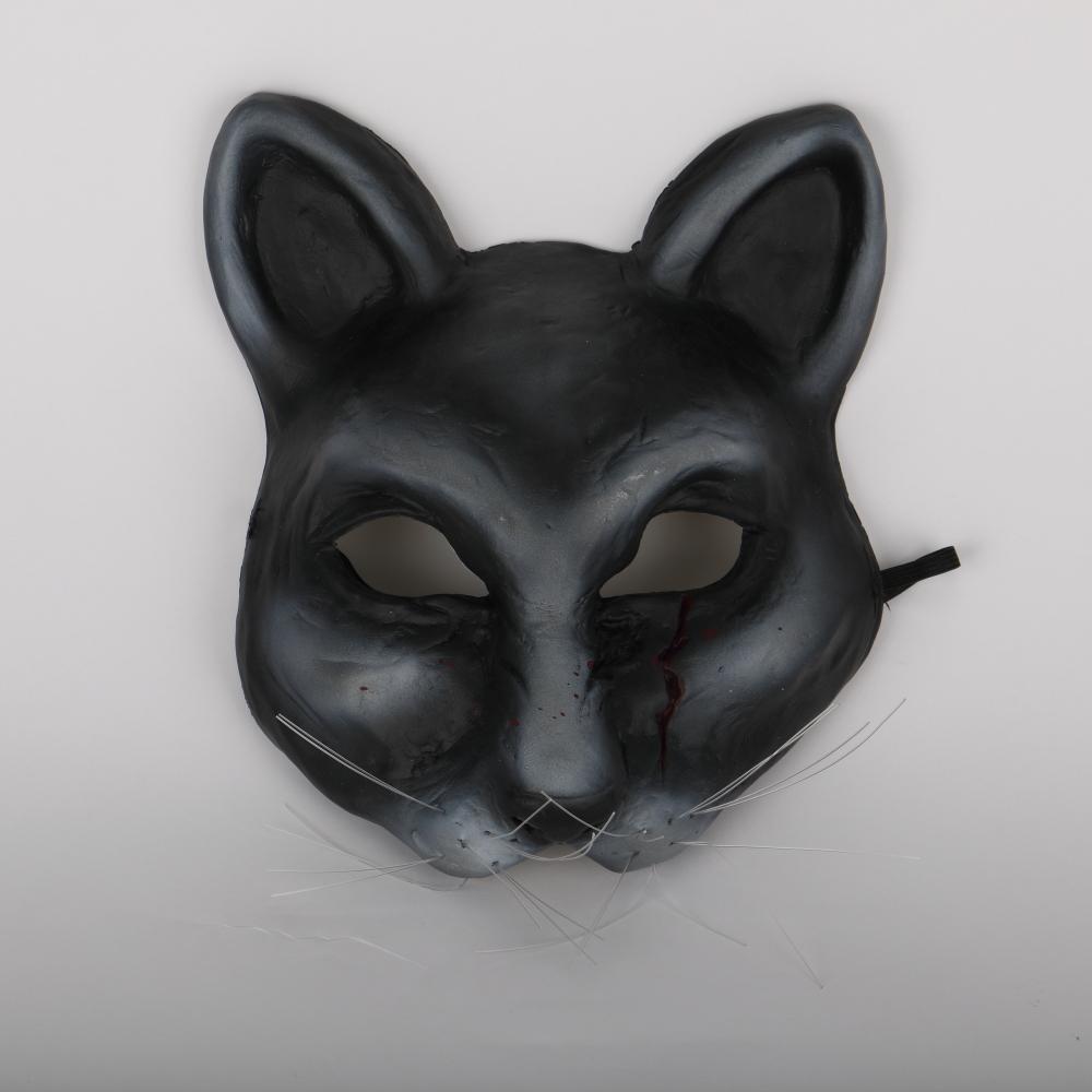 2019 Movie Pet Sematary church Cat Mask Ellie's cat Cosplay Animal Masks Scary Horror Halloween Party Mask Latex Adult Prop - bfjcosplayer