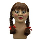 2019 The Conjuring Annabelle Mask Latex Cosplay Halloween Scary Movie Adult Mask Props - bfjcosplayer