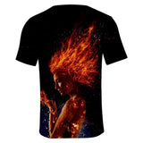 2019 Cosplay Costume X-Men: Dark Phoenix T-shirt Tops Men's Women's Jean Grey Shirts Tee for Adults Women Men Halloween Party - bfjcosplayer